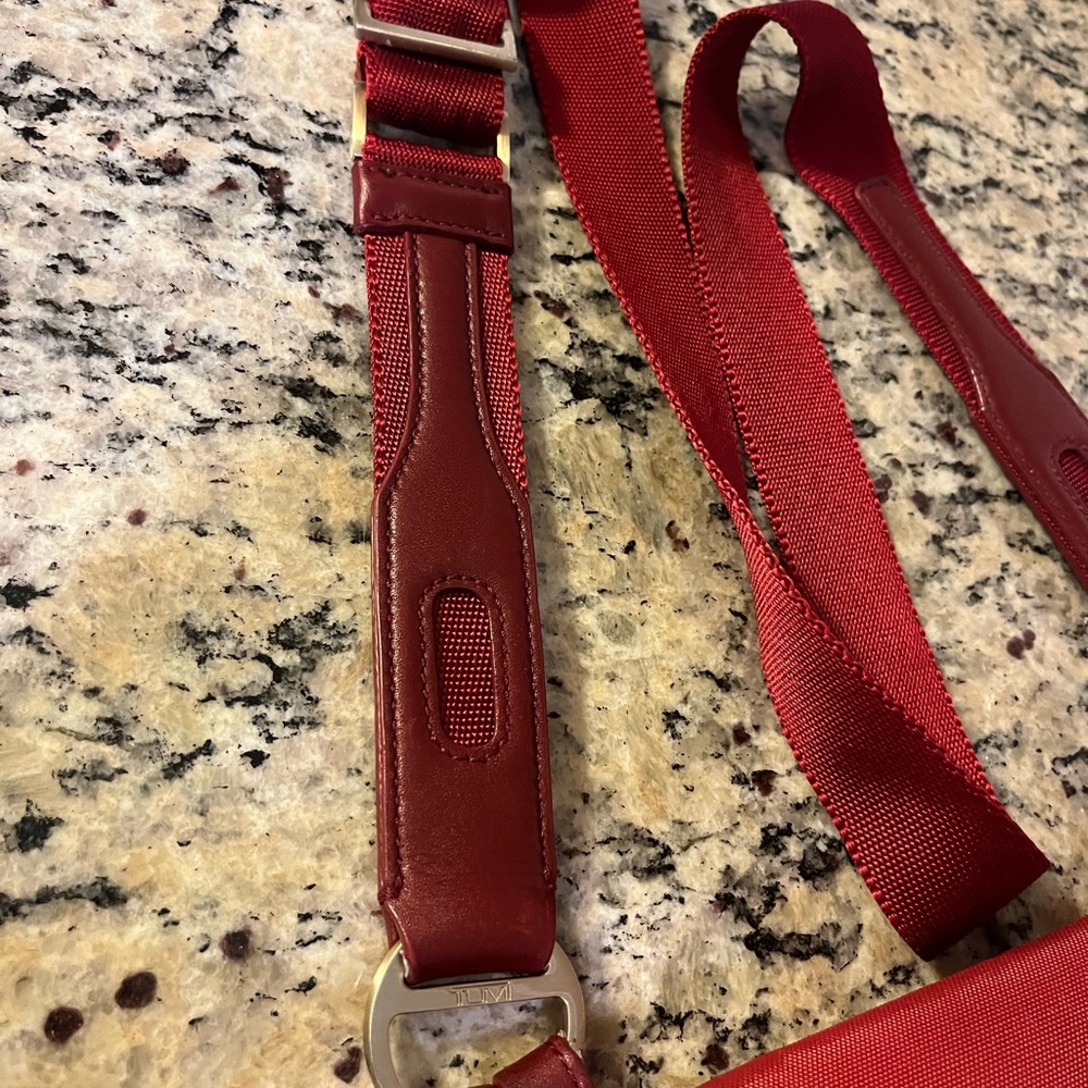 Tumi Vibrant Red Crossbody Bag - Picture 7 of 14